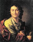 Losenko, Anton Portrait of Fiodor Volkov oil